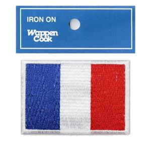 FRANCE スポーツ 観戦 応援 WappenCook フランス 代表 国旗 ワッペン S アイロン接着｜markers-patch