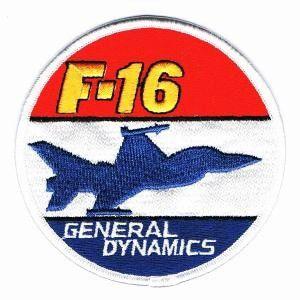 ミリタリーワッペン USAF Ｆ-16ファルコン
