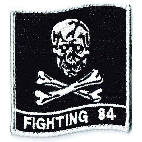 ミリタリーワッペン FIGHTING84 アイロン接着