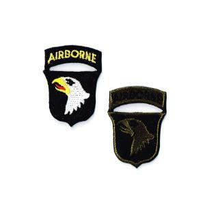 ワッペン ミリタリー 第101空挺師団SSスクリーミングイーグル+エアボーン　