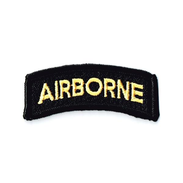 ワッペン ミリタリー AIRBORNEタブBL