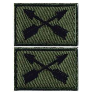 ワッペン ミリタリー 米軍部隊章特殊部隊将校 OD-G 2Pセット