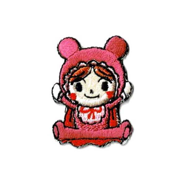 アンパンマン キャラクター 刺繍 ミニ ワッペン シール アップリケ アイロン接着 あかちゃんまん