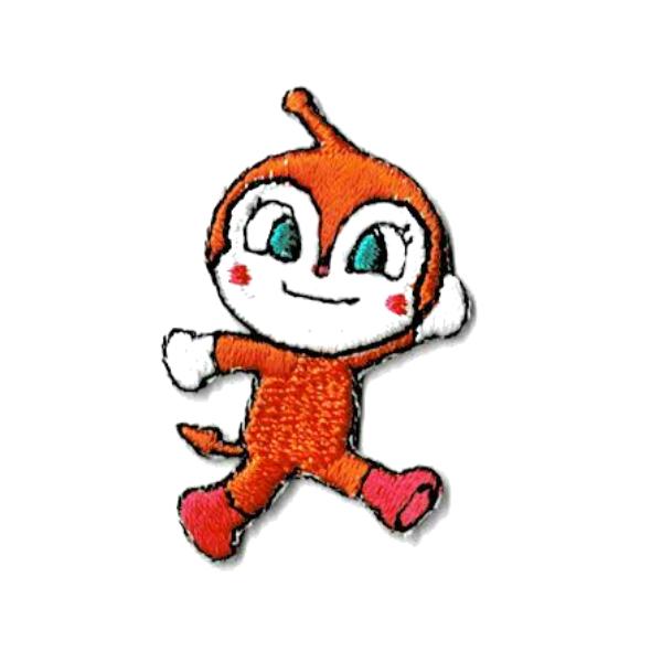 アンパンマン キャラクター 刺繍 ミニ ワッペン シール アップリケ アイロン接着 ドキンちゃん