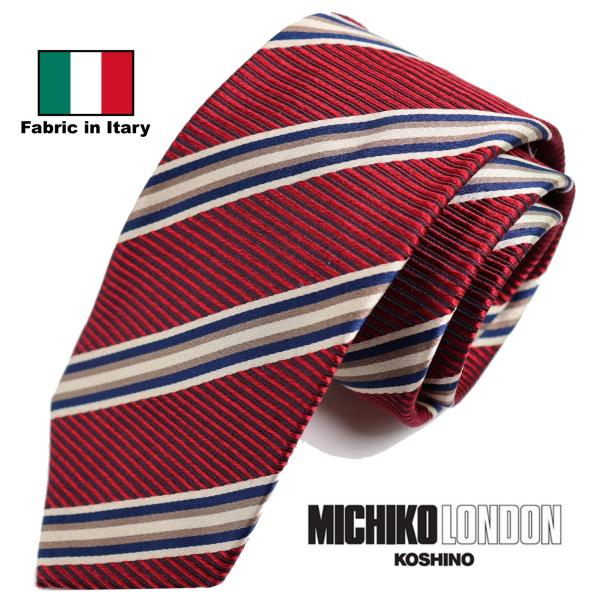 イタリア生地 日本縫製 Fabric in Itary ネクタイ ブランド MICHIKO LOND...