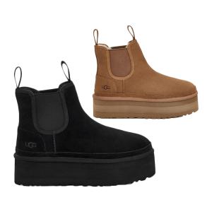 UGG アグ ムートンブーツ ニューメル プラットフォーム チェルシー 1134526 W Neumel Platform Chelsea レディース 厚底 ブーツ 防寒 レディースブーツ