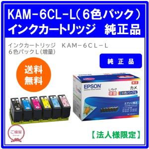 エプソン（EPSON） インクカートリッジ 増量6色パック カメ KAM-6CL-L