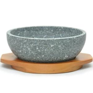 本場韓国長水石 石焼ビビンバ鍋22cm木台付セット 本場韓国長水石石焼ビビンバ鍋22cm木台付セット 