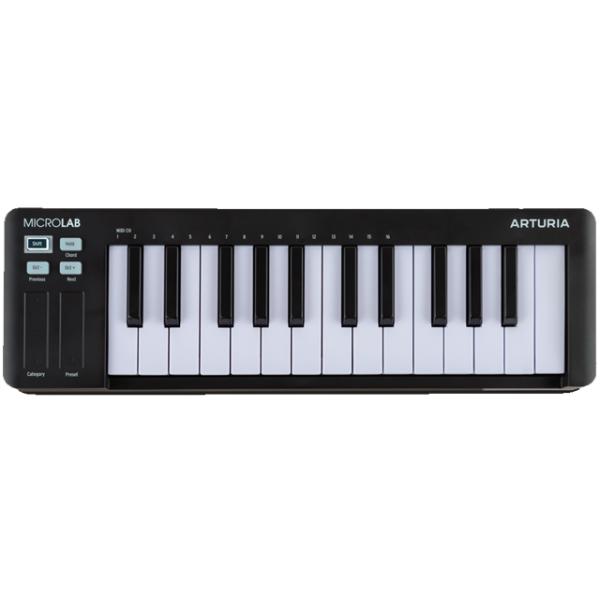 ARTURIA MICROLAB MK3 BK  ブラック MIDIコントローラー