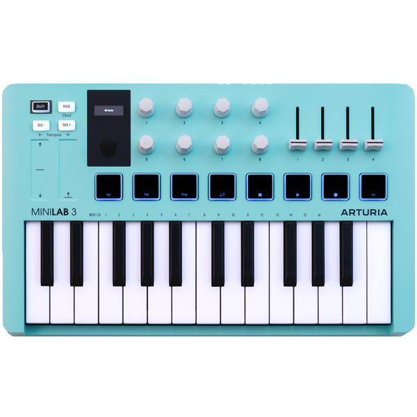 Arturia MiniLab 3 Aquamarine アクアマリン ［MINILAB3 AQ］　...