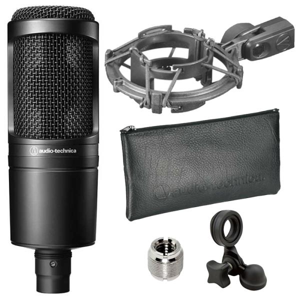 audio-technica AT2020 + AT8458a セット　コンデンサーマイク