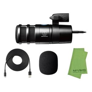 audio-technica AT2040USB + 専用ウインドスクリーンAT8176 + マーク...