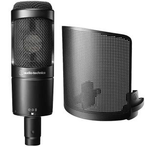 audio-technica AT2050 + ポップフィルター AT8175 セット　コンデンサーマイク