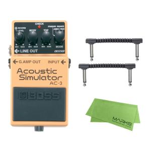 BOSS Acoustic Simulator AC-3 + WARWICKパッチケーブル2本 セッ...