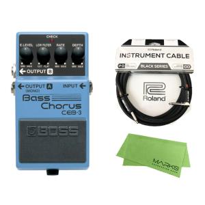 BOSS Bass Chorus CEB-3 + Roland ケーブル セット［マークス・オリジナ...