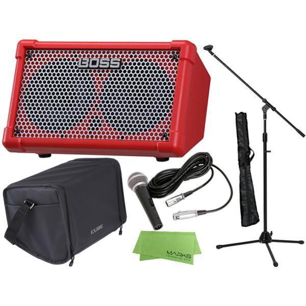 BOSS CUBE STREET II RED［CUBE-ST2-R］+ケース+ボーカルセット Ba...