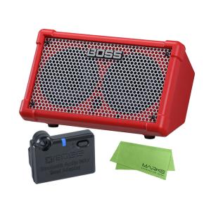 BOSS CUBE STREET II RED［CUBE-ST2-R］+ BT-DUAL セット Battery-Powered Stereo Amplifier ［宅配便］【区分E】｜marks-music