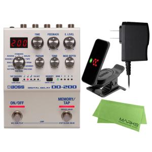 BOSS DD-200 + 純正ACアダプター PSA-100S2 + KORG Pitchclip...
