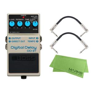 BOSS DD-3T + モリダイラパッチケーブル2本 セット［マークス・オリジナルクロス付］　エフ...