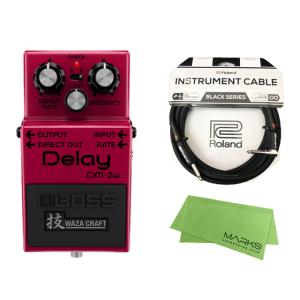 BOSS Delay DM-2w(J)/技WAZA CRAFT + Roland ケーブル セット［...