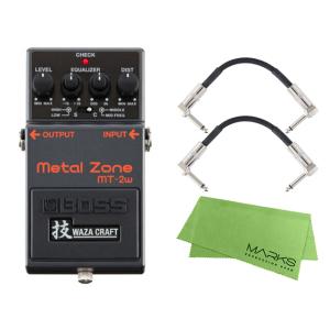 BOSS MT-2w Metal Zone 技 WAZA CRAFT + WARWICKパッチケーブ...