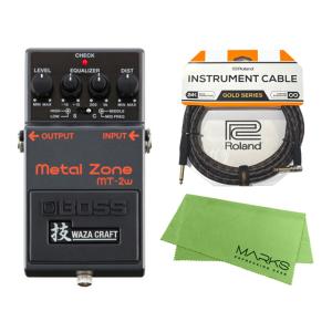 BOSS MT-2w Metal Zone 技 WAZA CRAFT + Roland ケーブル セ...