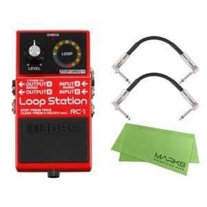 BOSS Loop Station RC-1 + WARWICKパッチケーブル2本 セット［マークス・オリジナルクロス付］　コンパクトエフェクター［宅配便］【区分A】