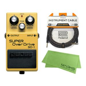BOSS SD-1 スーパーオーバードライブ＋パワーサプライ、ケーブルセット Amazon.com: Boss SD-1 Super OverDrive Bundle with 10ft