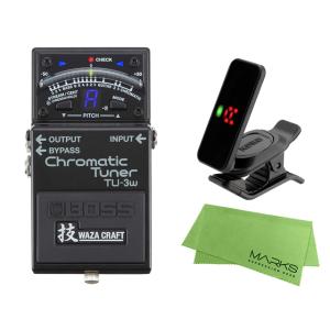 BOSS Chromatic Tuner TU-3w (J) + KORG Pitchclip 2 ...