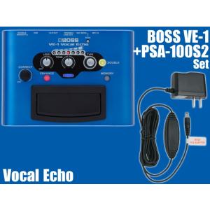 BOSS VE-1 + 純正ACアダプター「PSA-100S2」セット ボーカルエフェクター