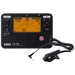 KORG TM-70F ブラック [TM-70F-BK]＋CM-400-BKセット　チューナー／メト...