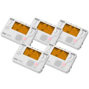 KORG TM-70F ホワイト TM-70F-WH 5個セット チューナー／メトロノーム[TMGR...