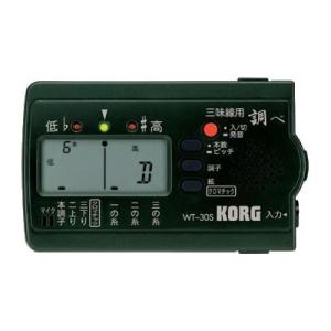 KORG 三味線 専用チューナー 調べ WT-30S　&lt;メール便利用&gt;