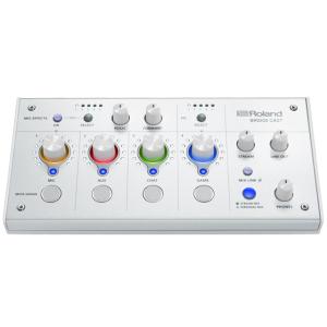 Roland BRIDGECAST ホワイト BRC-WH  ゲーミング・ミキサー [宅配便]【区分...