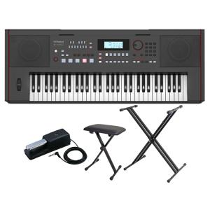 Roland E-X50 Arranger Keyboard ペダル + スタンド + チェア セット