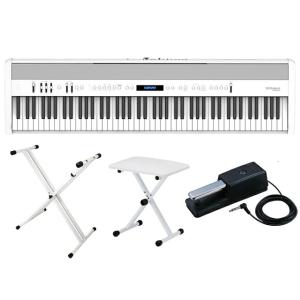 Roland FP-60X-WH + キーボードスタンド + チェア セット　デジタルピアノ