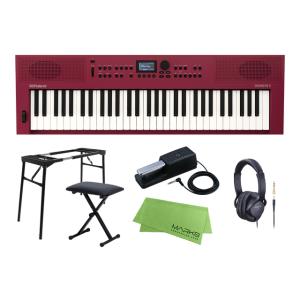 Roland GOKEYS3-RD スタンド+チェア+ダンパーペダル セット ダークレッド  シンセ...