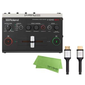 Roland V-02HD mk2 + RCC-3-HDMI セット　ストリーミング ビデオ ミキサー［宅配便］【区分B】｜marks-music