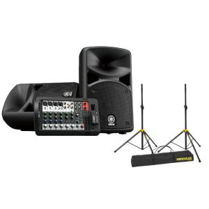 【HERCULES スピーカースタンド付】YAMAHA STAGEPAS 400BT Bluetoo...