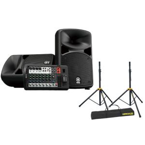 【HERCULES スピーカースタンド付】YAMAHA STAGEPAS 600BT Bluetoo...