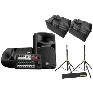 【HERCULES スピーカースタンド+ケース付】YAMAHA STAGEPAS 600BT Blu...