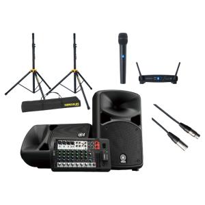 【HERCULES スピーカースタンド+ワイヤレスマイク付】YAMAHA STAGEPAS 600B...