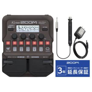 ZOOM A1 FOUR + ACアダプター AD-16 セット　マルチエフェクター／アコースティック楽器用［宅配便］【区分A】