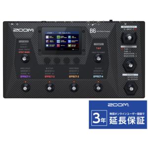 ZOOM B6 ベース専用エフェクトプロセッサ ［宅配便］【区分C】｜marks-music