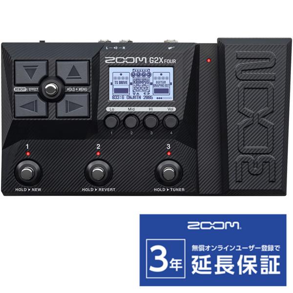 ZOOM G2X FOUR ギターエフェクター [宅配便]【区分B】