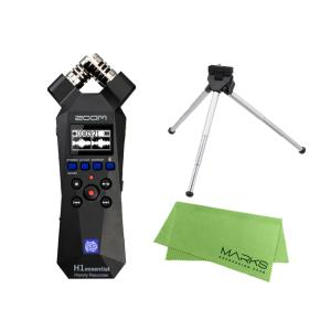 ZOOM H1essential + ミニ3脚 + マークスクロスセット　ハンディーレコーダー