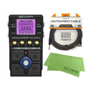 ZOOM MS-80IR+ MultiStomp + Rolandケーブル + マークスクロスセット...