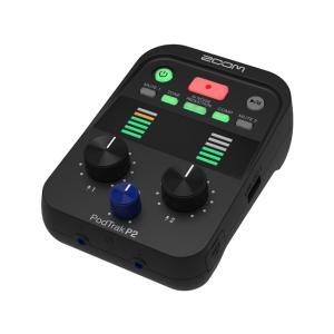 ZOOM PodTrak P2 USBマイク用ポッドキャストレコーダー