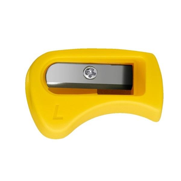 かきかた鉛筆 イージーグラフ専用シャープナー・左利き用 鉛筆削りイエロー/STABILO(スタビロ)...