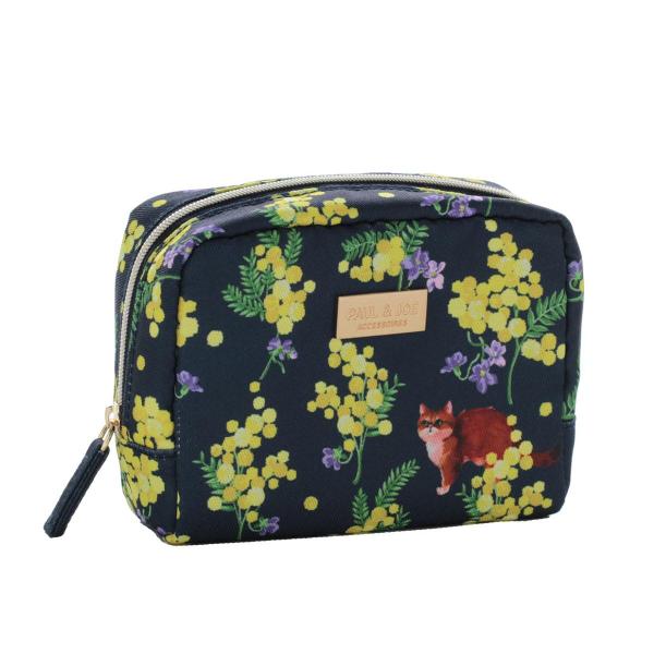 ポール ＆ ジョー アクセソワ ポーチ＜ミモザとジプシー&amp;ヌネット・ ネイビー＞小物入れ 化粧ポーチ...